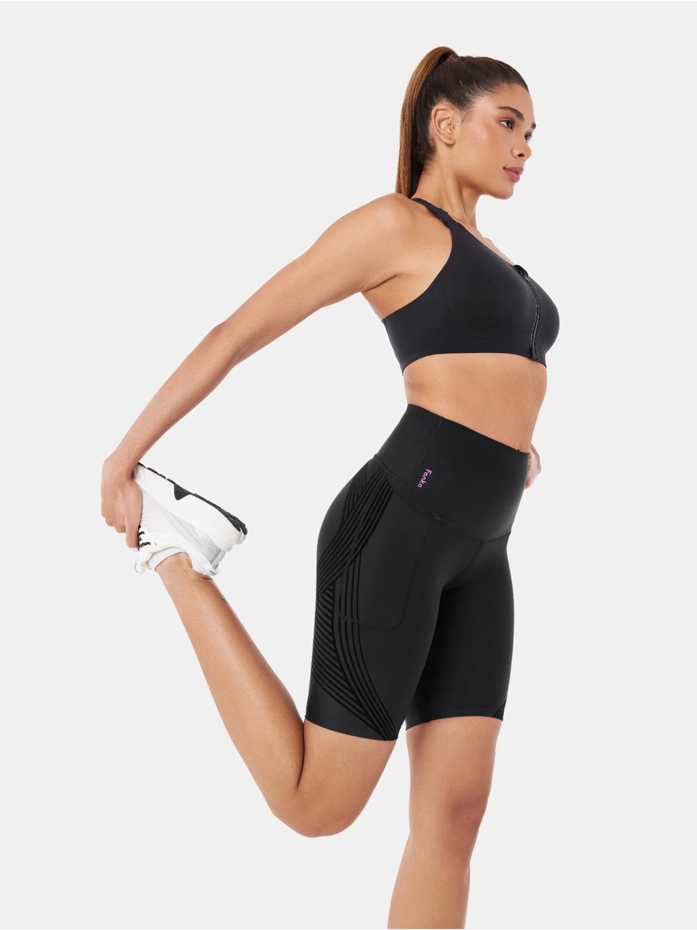 Fanka Body Sculpt Side Pocket 9" Biker Shorts SEE MEASUREMENTS